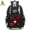 Anime Backpack Naruto School Backpacks bag Teenagers Akatsuki Itachi Sharingan Cosplay Boys Girls Laptop Bags Travel Rucksack