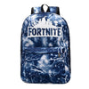 Men Canvas Backpack Fortnites Fortress Backpack Unisex Camouflage Knapsack Student School High Capacity Bookbag Travel Rucksack