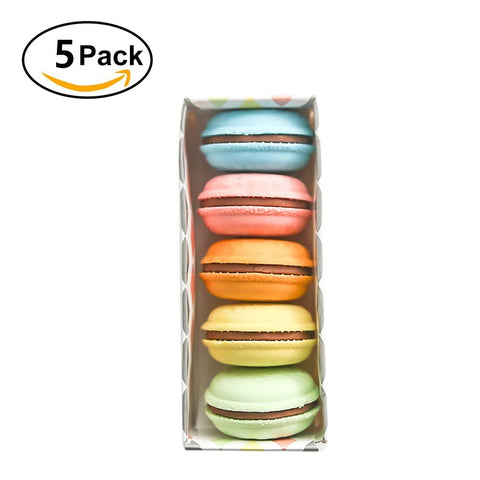 5pcs/pack Cute Eraser Student Artist School Supplies Novelty Soft Rubber Sketch Office Equipment Stationery Macaroon Erase