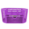 9 Storage Multi-functional Desk Organizer Mesh Metal Pen Holder Stationery Container Box Office School Supplies Accessories