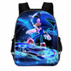 3PCs/Set Children's School Backpack Sonic The Hedgehog Kids School Bags Cartoon Animal Design Teenagers Book-Bags Set