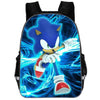 3PCs/Set Children's School Backpack Sonic The Hedgehog Kids School Bags Cartoon Animal Design Teenagers Book-Bags Set