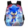 3PCs/Set Children's School Backpack Sonic The Hedgehog Kids School Bags Cartoon Animal Design Teenagers Book-Bags Set