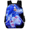 3PCs/Set Children's School Backpack Sonic The Hedgehog Kids School Bags Cartoon Animal Design Teenagers Book-Bags Set