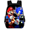 3PCs/Set Children's School Backpack Sonic The Hedgehog Kids School Bags Cartoon Animal Design Teenagers Book-Bags Set