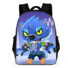 Leon Spike Shell Game School Bag for Teenager Boys Girls Kids Personized Schoolbag 3pcs sets Supplier Children Hot Game Backpack