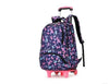 School Rolling backpack for girls Wheeled Backpack for school Children school trolley Bag kids travel trolley backpack on wheels