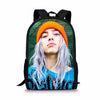 Famous Star Design Backpack Kids Book-bags Billie Eilish Pattern School Bags 3PC/Set Teenagers Shoulder Book Bag Mochila