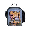 Twoheartsgirl 3in1Set 3D Animal Dinosaur Printed Bookbags Cool Jurassic Park Boys Backpack Teenager Children Student Schoolbags