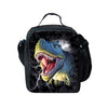 Twoheartsgirl 3in1Set 3D Animal Dinosaur Printed Bookbags Cool Jurassic Park Boys Backpack Teenager Children Student Schoolbags