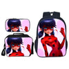 Disney Schoolbag Sets Hot Ladybug Children Schoolbag For Primary School Students Backpack With Lunch bag Pencil Case 3 Pcs Set