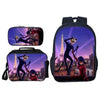 Disney Schoolbag Sets Hot Ladybug Children Schoolbag For Primary School Students Backpack With Lunch bag Pencil Case 3 Pcs Set