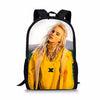 Backpack Kids Book-bags Billie Eilish Pattern School Bags Famouse Singer Design 3PC/Set Teenagers Shoulder Book Bag Mochila