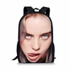 Backpack Kids Book-bags Billie Eilish Pattern School Bags Famouse Singer Design 3PC/Set Teenagers Shoulder Book Bag Mochila