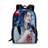 Backpack Kids Book-bags Billie Eilish Pattern School Bags Famouse Singer Design 3PC/Set Teenagers Shoulder Book Bag Mochila