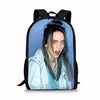 Backpack Kids Book-bags Billie Eilish Pattern School Bags Famouse Singer Design 3PC/Set Teenagers Shoulder Book Bag Mochila