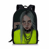 Backpack Kids Book-bags Billie Eilish Pattern School Bags Famouse Singer Design 3PC/Set Teenagers Shoulder Book Bag Mochila