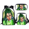 Fashion Backpack 3PC/Set Kids Book-bag Billie Eilish Pattern School Bags Favorite Star Design Children Shoulder Book Bag Mochila