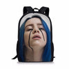 Fashion Backpack 3PC/Set Kids Book-bag Billie Eilish Pattern School Bags Favorite Star Design Children Shoulder Book Bag Mochila