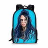 Fashion Backpack 3PC/Set Kids Book-bag Billie Eilish Pattern School Bags Favorite Star Design Children Shoulder Book Bag Mochila