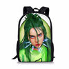 Fashion Backpack 3PC/Set Kids Book-bag Billie Eilish Pattern School Bags Favorite Star Design Children Shoulder Book Bag Mochila