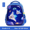 Delune Brand Cartoon Mermaid School Bags for Girls Boys Flamingo Print Children Orthopedic Backpacks Mochila Infantil Grade 1-6