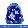 Delune Brand Cartoon Mermaid School Bags for Girls Boys Flamingo Print Children Orthopedic Backpacks Mochila Infantil Grade 1-6