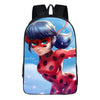 Disney schoolbag Cartoon ladybug backpacks student schoolbag baby girls shoulder book bags Large-capacity 3pcs/set