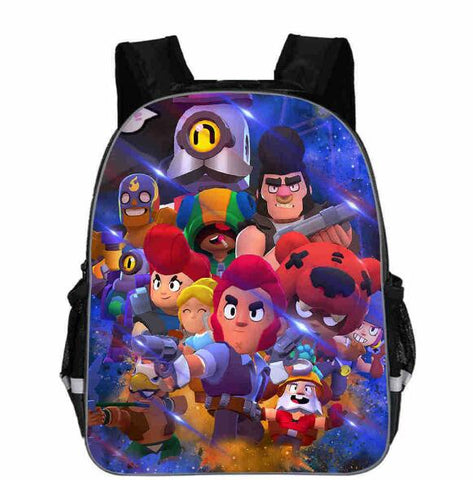 Large capacity schoolbag for primary school students Bookbag Kids Leon Spike Crow Game Character 3D Print Backpack for boys