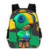 Large capacity schoolbag for primary school students Bookbag Kids Leon Spike Crow Game Character 3D Print Backpack for boys