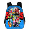 Large capacity schoolbag for primary school students Bookbag Kids Leon Spike Crow Game Character 3D Print Backpack for boys