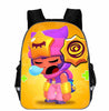 Large capacity schoolbag for primary school students Bookbag Kids Leon Spike Crow Game Character 3D Print Backpack for boys