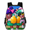 Large capacity schoolbag for primary school students Bookbag Kids Leon Spike Crow Game Character 3D Print Backpack for boys