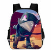 Large capacity schoolbag for primary school students Bookbag Kids Leon Spike Crow Game Character 3D Print Backpack for boys