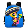 Large capacity schoolbag for primary school students Bookbag Kids Leon Spike Crow Game Character 3D Print Backpack for boys