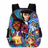 Large capacity schoolbag for primary school students Bookbag Kids Leon Spike Crow Game Character 3D Print Backpack for boys