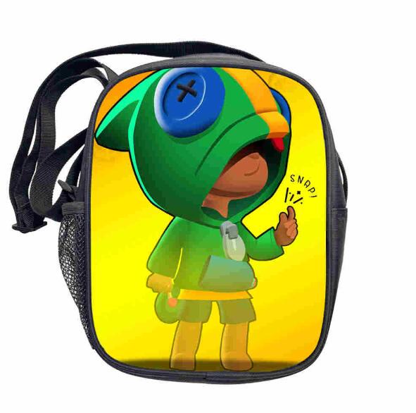 Large capacity schoolbag for primary school students Bookbag Kids Leon Spike Crow Game Character 3D Print Backpack for boys