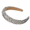 CN Baroque Full Crystal Hair Bands For Women Lady Luxury Shiny Padded Diamond Headband Hair Hoop Fashion Hair Accessories