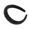 CN Baroque Full Crystal Hair Bands For Women Lady Luxury Shiny Padded Diamond Headband Hair Hoop Fashion Hair Accessories