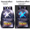 Unisex Men Backpack Fortnites Luminous Light Rucksack Student School Knapsack Bettle Royale Bookbag Cartoon Anime Game Schoolbag