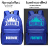 Unisex Men Backpack Fortnites Luminous Light Rucksack Student School Knapsack Bettle Royale Bookbag Cartoon Anime Game Schoolbag