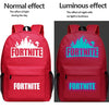 Unisex Men Backpack Fortnites Luminous Light Rucksack Student School Knapsack Bettle Royale Bookbag Cartoon Anime Game Schoolbag