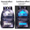 Unisex Men Backpack Fortnites Luminous Light Rucksack Student School Knapsack Bettle Royale Bookbag Cartoon Anime Game Schoolbag