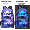 Unisex Men Backpack Fortnites Luminous Light Rucksack Student School Knapsack Bettle Royale Bookbag Cartoon Anime Game Schoolbag