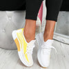 Women's Chunky Sneakers 2020 Fashion Women Platform Lace Up Pink White Vulcanize Shoes Womens Female Trainers Cool Girls Shoes