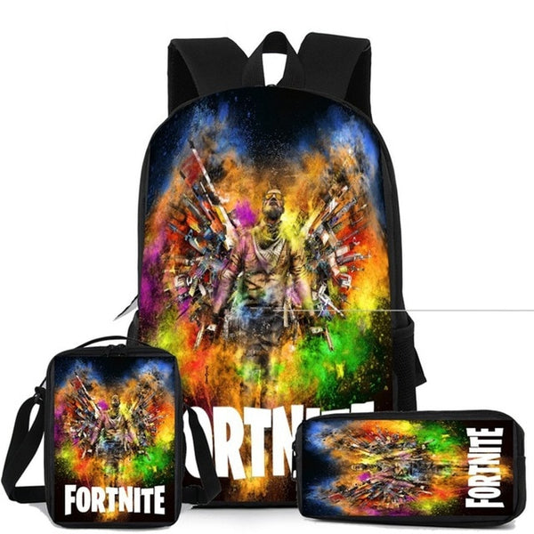 Men Backpack Fortnites Bettle Game Knapsack Unisex Schoolbag Women Student Bookbag Rucksack Cartoon Shoulder Pencil Travel Bag