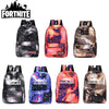 School Student Backpack Unisex Fortnites Backpack Men Women Starry Sky Canvas Knapsack Kid Bookbag Casual Travel Rucksack