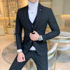 New Style Suit Men's, Slim Fit Korean-style Handsome England Youth Casual Three-piece Set, 3 Piece Suits Men