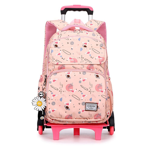 2020 New Big Capacity Trolley School Bags For Teenage Girls Waterproof School Backpack Children Schoolbag Travel Bag Mochilas