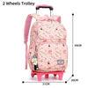 2020 New Big Capacity Trolley School Bags For Teenage Girls Waterproof School Backpack Children Schoolbag Travel Bag Mochilas